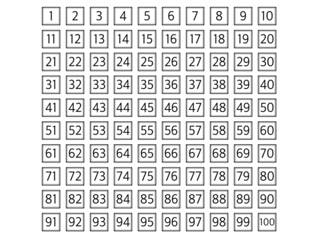 數字設計 1 ~ 100 Part 6, JPG, PNG 和 AI 數字設計 1 ~ 100 Part 6, 數字, 字形, 皂白, JPG, PNG 和 AI