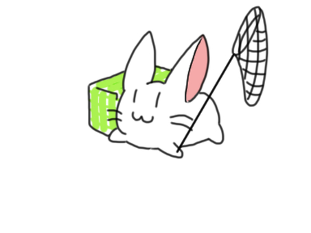 Illustration, rabbit, animal, white rabbit, 