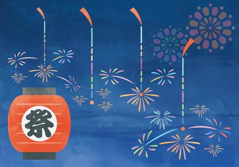 かわいい線香花火の背景-5 かわいい線香花火の背景-5 夏,花火,線香花火,祭,夏祭り,うちわ,水彩風,あしらい,挿絵,シンプルのイラスト素材