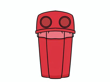 ゴミ箱5 ごみ箱,袋,専用,衛生,リサイクル,エコ,赤,青のイラスト素材