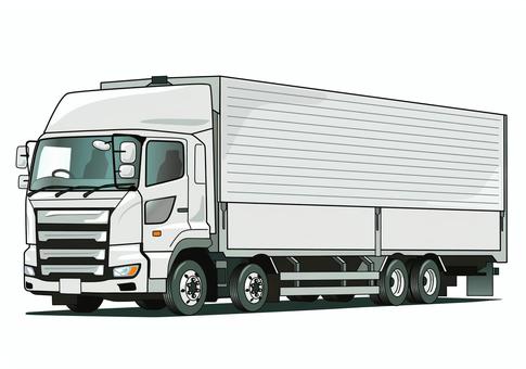 Illustration, large, truck, wing car, 