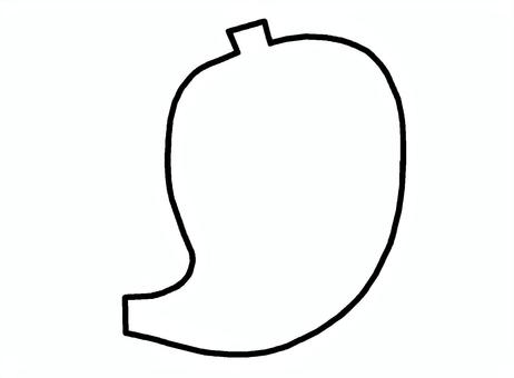 胃 胃,臓器,消化,袋状,胃液,貯蔵,胃がん,胃潰瘍,胃炎,イラストのイラスト素材