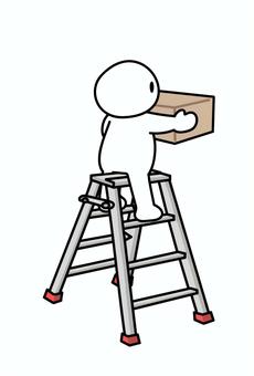 Illustration, stepladder, a ladder, how to use, 