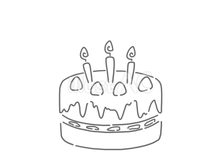 Free Vectors | Whole cake line drawing