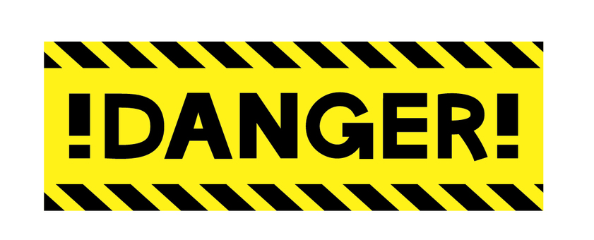 DANGERの文字とイラスト danger,文字,英語,注意,喚起,警告,警報,危険,脅威,警戒のイラスト素材