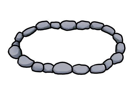 石のフレーム フレーム,手描き,和風,庭園,石,シンプル,背景透過,温泉,枠のイラスト素材