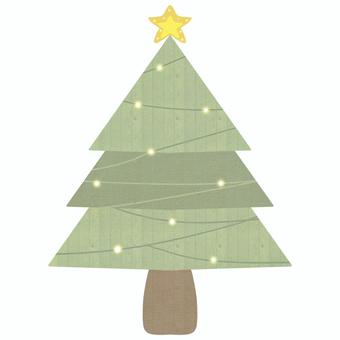 Illustration, christmas tree, winter, december, 