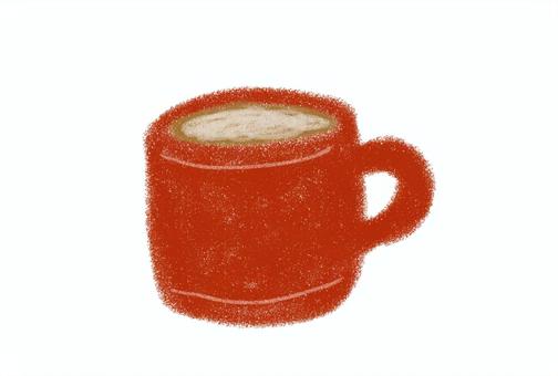 手描きのコーヒーカップ コーヒー,カップ,ホットのイラスト素材