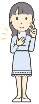  ワンピースお嬢様-121-全身