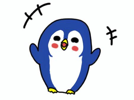 Illustration, penguin, lol, pleasant, 