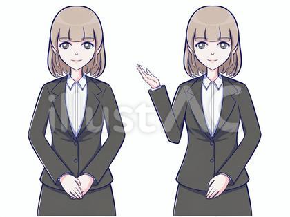 ご案内/スーツの女性3