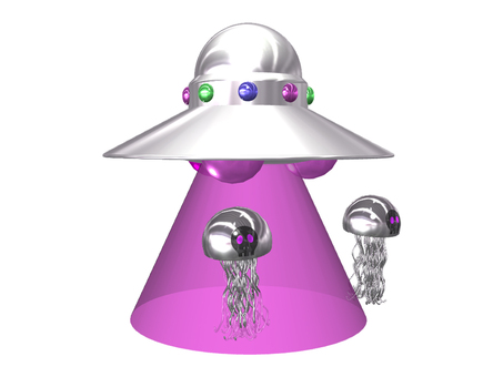 UFO 宇宙人襲来 ufo,未確認飛行物体,宇宙人,uap,空飛ぶ円盤,乗り物,襲来,危機のイラスト素材