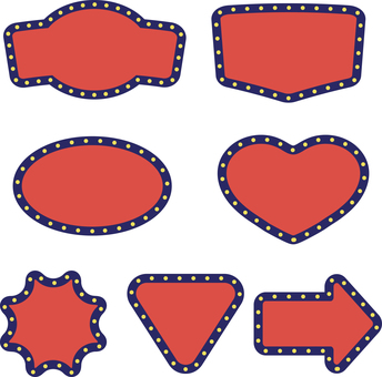 Illustration, frame, set, copy space, 