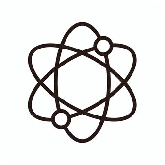Illustration, atom, atom çekirdeği, moleküler, 