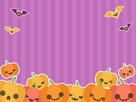 Cute pumpkin and bat background 01, JPG, PNG and AI Cute pumpkin and bat background 01, autumn, halloween, october, JPG, PNG and AI