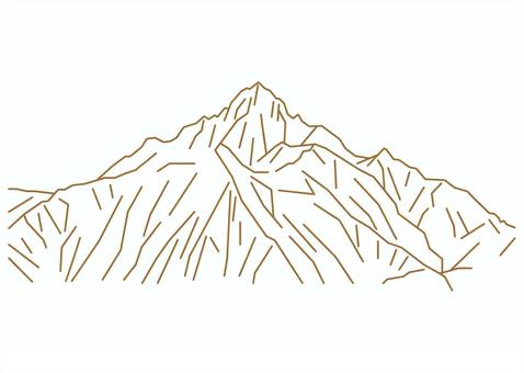 カンチェンジュンガ カンチェンジュンガ カンチェンジュンガ,登山,山登り,山,山岳のイラスト素材