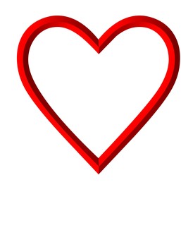 ３D文字記号赤ハート枠 ハート,枠,記号,立体,3d,赤,装飾,デザイン,アイコンのイラスト素材