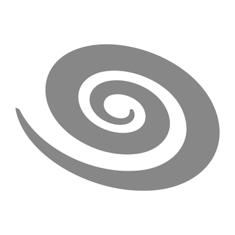 台風のシンプルなイメージアイコン 台風,竜巻,ぐるぐる,渦巻き,風,シンプル,フラット,ベクター,グレー,イラストのイラスト素材