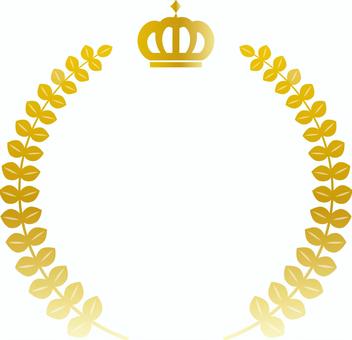 Ranking icon laurel gold, , JPG, PNG and AI