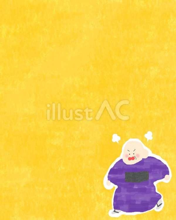 怒ったお坊さん♪ 怒る,不機嫌,不満のイラスト素材