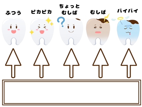 歯の状態のマークシートとコメント欄 歯,歯医者,虫歯,生活,アイコン,シンプル,状態,健康,医療,病院のイラスト素材