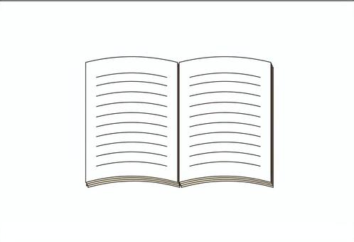 ノート ノート,文具,紙,冊子,本のイラスト素材