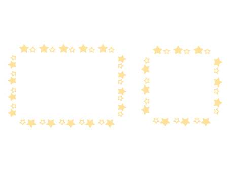 Illustration, Illustration, star, frame, line,