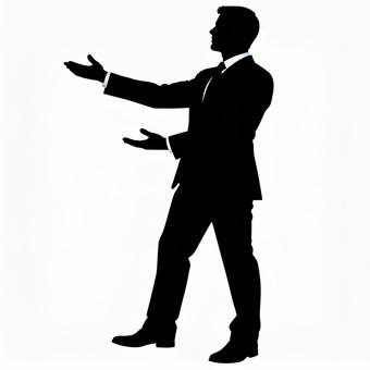 オーバーアクションなシルエット