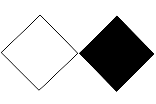 ひし形マークのイラスト ひし形,菱形,四角,◇,◆,白黒,マーク,シンプル,イラストのイラスト素材