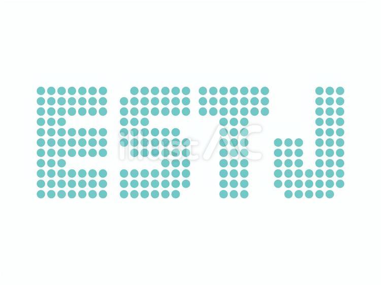 ESTJ　幹部／16タイプ性格診断 青,ブルー,四文字のイラスト素材