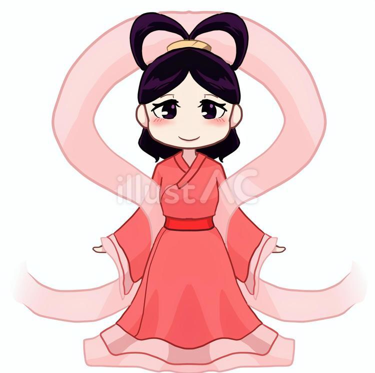 織姫様 織姫,人物,全身のイラスト素材