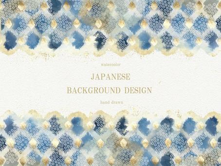 Wakaji summer watercolor Japanese background 286, JPG, PNG and AI Wakaji summer watercolor Japanese background 286, , JPG, PNG and AI