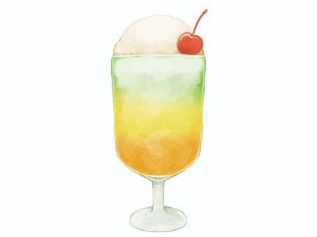 クリームソーダイラスト 無料イラストなら イラストac