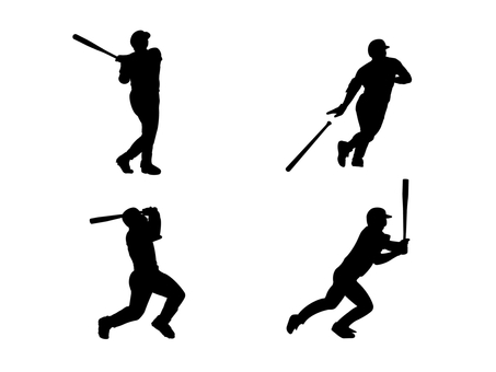 ベースボール ベースボール スポーツ,野球,ベースボール,セット,プロ野球,メジャーリーグ,大学野球,社会人野球,球技,人のイラスト素材