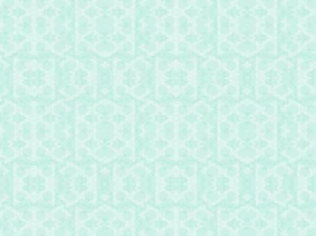 エメラルドグリーンの幾何学模様背景394