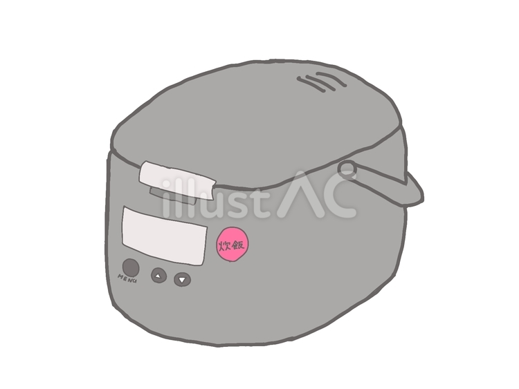 炊飯器 家電,キッチン,ご飯のイラスト素材