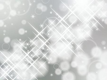キラキラシルバー背景 キラキラ,フレーム,クリスマス,シルバー,光り,星,高級感,バックイメージ,光彩,背景デザインのイラスト素材