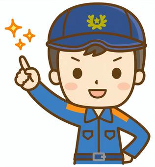 目指す活動服の男性消防士 消防士,消防隊員,消防官,消防,隊員,活動服,男性,防災,目標,目指すのイラスト素材