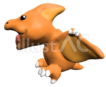 ゆるいプテラノドン 横 CG