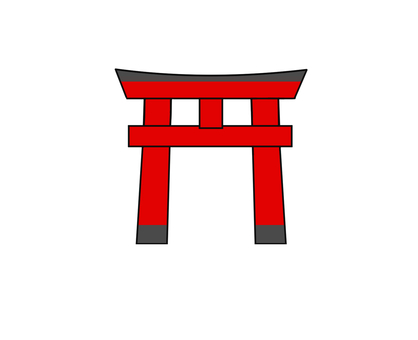 鳥居 鳥居,神社,神域,神様,門,参拝のイラスト素材