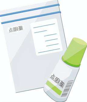点眼薬 外用薬,点眼薬,目薬,医療薬,薬,眼科,ジェネリック,ドラッグ,病気,既往症のイラスト素材