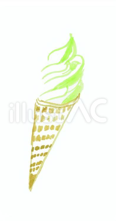 ソフトクリーム ソフトクリーム,デザート,アイスのイラスト素材