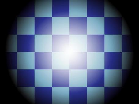 中央を陰影で強調したチェック模様の背景5 チェック,模様,パターン,背景,壁紙,シンプル,陰影,イラスト,素材,強調のイラスト素材