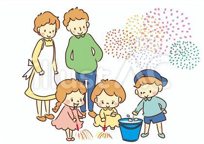 お家で花火