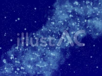 満天の星空と天の川の背景素材