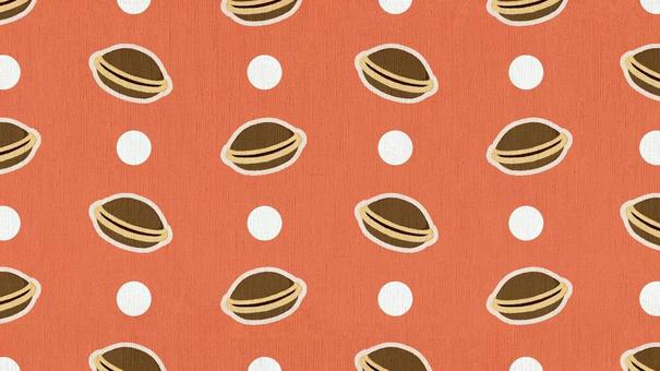 Dorayaki background orange, JPG Dorayaki background orange, dorayaki, japanese confectionery, food, JPG