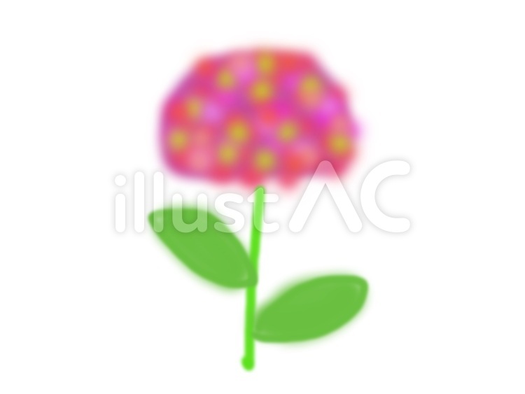 あじさい 紫陽花,アジサイ,花のイラスト素材