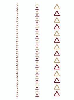 Illustration, triangle, decorative ruling, line, 