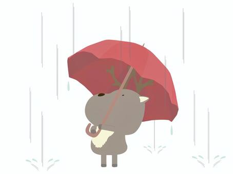 Rain_Reindeer, , JPG, PNG and AI