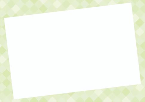 シンプルなスクエアモザイクフレーム3 フレーム,モザイク,スクエア,斜め,背景,緑のイラスト素材